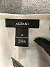 Alfani 100% Polyester Gray White Sleeveless Blouse Size 14 - photo 7