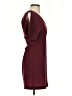 BCBGeneration 100% Polyester Solid Burgundy Casual Dress Size 0 - photo 4