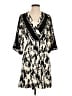 CAbi 100% Polyester Print Black Casual Dress Size XS - photo 1