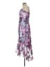 Boston Proper 100% Polyester Floral Purple Cocktail Dress Size 12 - photo 5