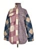 Central Park West 100% Polyester Plaid Purple Coat Size XS - photo 1
