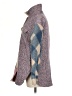 Central Park West 100% Polyester Plaid Purple Coat Size XS - photo 5