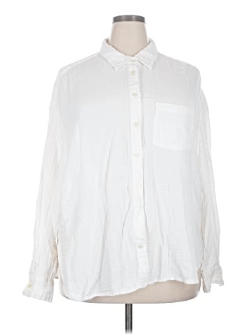 Gap Long Sleeve Button-Down Shirt (view 1)