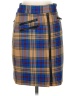 Rag & Bone Plaid Blue Casual Skirt Size 00 - photo 1