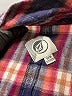 Volcom 100% Cotton Plaid Burgundy Long Sleeve Button-Down Shirt Size 10 - photo 7