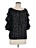 CeCe Black 3/4 Sleeve Blouse Size M - photo 1