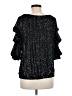 CeCe Black 3/4 Sleeve Blouse Size M - photo 2