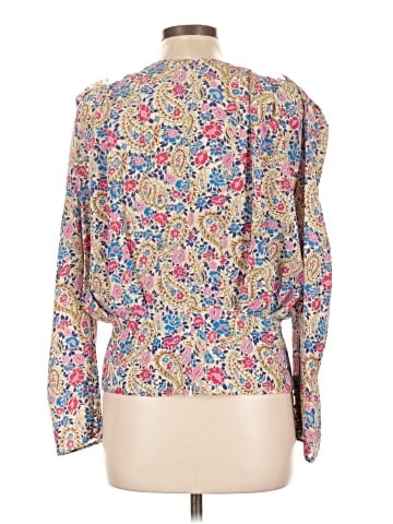 Isabel Marant 3/4 Sleeve Silk Top (view 2)