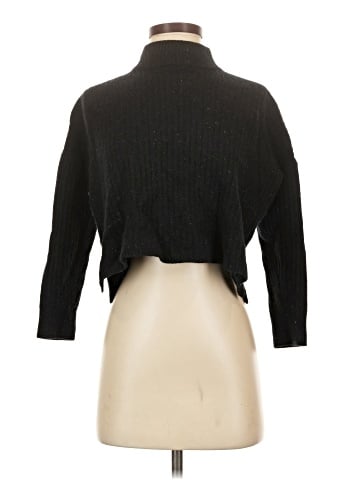 Madewell Donegal (Re)sourced Cashmere Ribbed Mockneck Pullover Sweater (view 1)