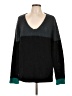 RD Style 100% Acrylic Color Block Black Pullover Sweater Size L - photo 1