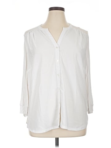 Molly & Isadora 3/4 Sleeve Button-Down Shirt (view 1)