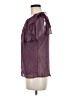 BCBGeneration Purple Short Sleeve Blouse Size M - photo 5