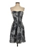 Calvin Klein Graphic Gray Cocktail Dress Size 2 - photo 1