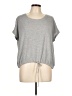 Express Gray Short Sleeve Top Size L - photo 1
