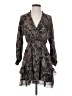 The Kooples Paisley Black Casual Dress Size Sm (1) - photo 1