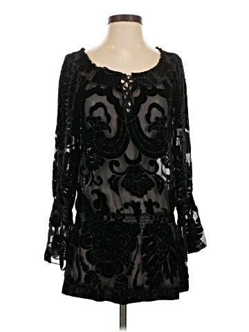 Hale Bob 3/4 Sleeve Silk Top (view 1)