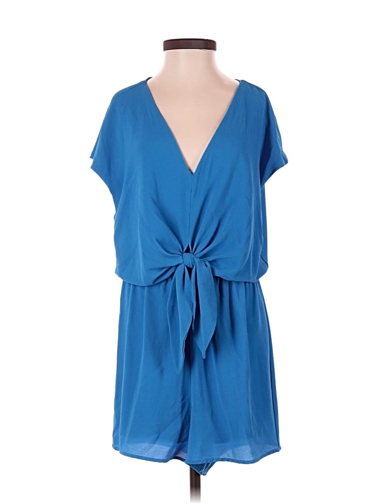 Pre-owned She + Sky Romper In Blue