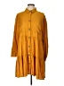 Mud Pie 100% Viscose Yellow Casual Dress Size L - photo 1
