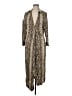 Zara 100% Polyester Animal Print Snake Print Gold Kimono Size M - photo 1
