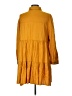 Mud Pie 100% Viscose Yellow Casual Dress Size L - photo 2