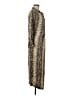Zara 100% Polyester Animal Print Snake Print Gold Kimono Size M - photo 4
