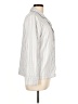Splendid Stripes Silver Long Sleeve Blouse Size L - photo 4