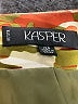 Kasper 100% Silk Print Gold Silk Blazer Size 12 Petite - photo 6