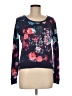 Arizona Jean Company Floral Blue Pullover Sweater Size M - photo 1