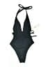 Devon Windsor Solid Black One Piece Swimsuit Size XS - photo 1