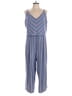 Eyeshadow Chevron-herringbone Blue Jumpsuit Size 2X - photo 1