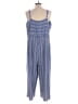 Eyeshadow Chevron-herringbone Blue Jumpsuit Size 2X - photo 2
