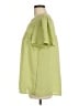 Shein 100% Polyester Green Short Sleeve Blouse Size 8 - 10 - photo 5