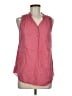 Odille 100% Cotton Pink Sleeveless Blouse Size 8 - photo 1