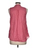 Odille 100% Cotton Pink Sleeveless Blouse Size 8 - photo 2