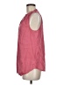 Odille 100% Cotton Pink Sleeveless Blouse Size 8 - photo 5