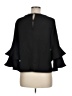J.Crew 100% Polyester Black 3/4 Sleeve Blouse Size 8 (petite) - photo 2