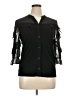 Adele & May Black 3/4 Sleeve Blouse Size XL - photo 1