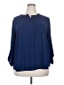 Sami & JO 100% Polyester Blue 3/4 Sleeve Blouse Size 2X - photo 1