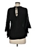 Truth NYC 100% Polyester Black 3/4 Sleeve Top Size M - photo 2