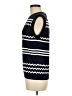 Cynthia Rowley Black Blue Sleeveless Top Size M - photo 5