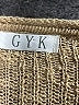 TSE 100% Polyester Metallic Tan Pullover Sweater Size L - photo 7