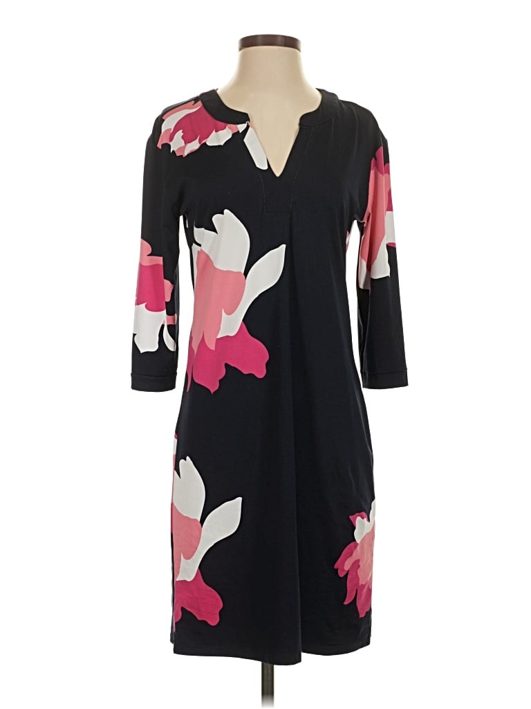 Pre-owned Mary Square Casual Dress In Black