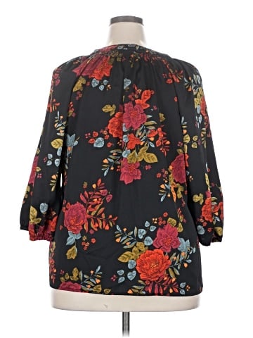 Sara Michelle 3/4 Sleeve Blouse (view 2)