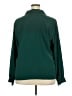 Notations 100% Polyester Green Long Sleeve Blouse Size 18W - photo 2