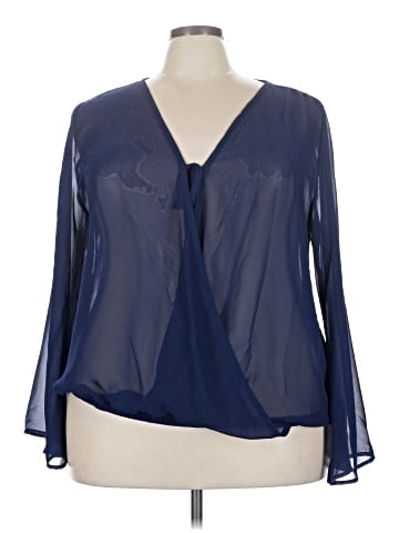 Derek Heart Long Sleeve Blouse (view 1)