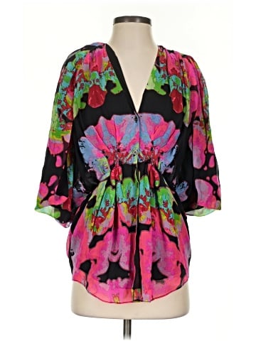Mara Hoffman Short Sleeve Blouse (view 1)