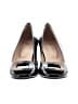 fs/ny 100% Leather Black Heels Size 9 1/2 - photo 2