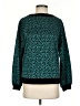 Hilton Hollis Animal Print Teal Pullover Sweater Size XS - photo 1