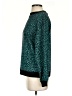 Hilton Hollis Animal Print Teal Pullover Sweater Size XS - photo 5