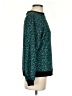 Hilton Hollis Animal Print Teal Pullover Sweater Size XS - photo 4